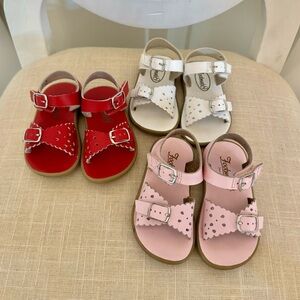 Set of 3 Ariel Footmates Sandals for Toddler Girl
